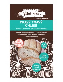 VITAL FREE PALEO PRAVÝ TMAVÝ CHLIEB 235g